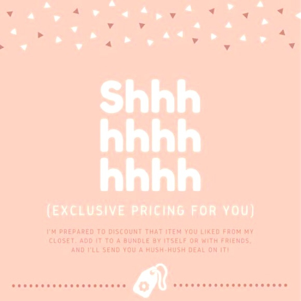 BUNDLE AND SAVE, happy to offer specials!